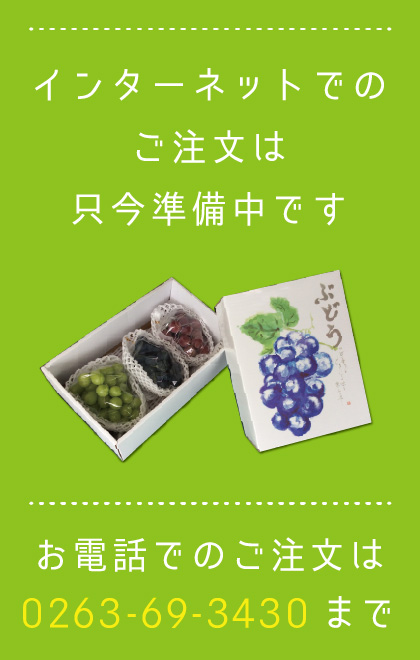 インターネットでのご注文は2016年から開始する予定です